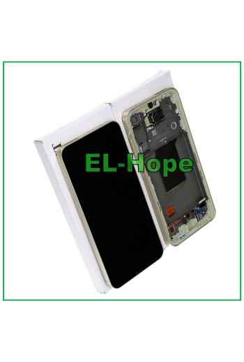 PANTALLA TÁCTIL LCD OLED ORIGINAL SAMSUNG GALAXY A55 5G 2024 SM-A556 MARCO AMARILLO