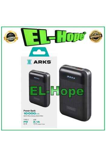 CARGADOR PORTÁTIL POWER BANK 10000 mAh TIPO C 20W USB 10W CARGA RÁPIDA