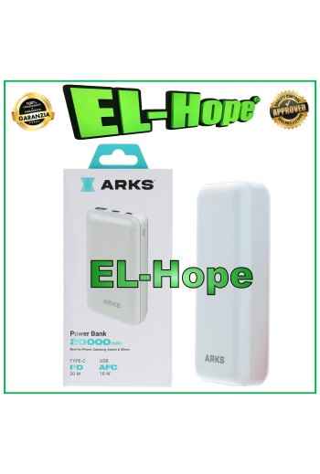 CARGADOR PORTÁTIL POWER BANK 20000 mAh TIPO C 20W USB 18W CARGA RÁPIDA