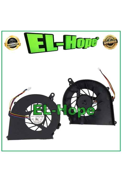 Ventilador de CPU KSB06105HB para portatil Compaq CQ58 G58 HP 650 de 4 pines