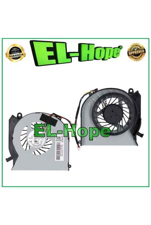 VENTILADOR DE CPU KSB06105HB PARA PORTÁTIL HP DC28000GAR0 XRF2 DV6 7000 DV7 DE 4 PINES 