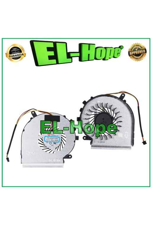VENTILADOR DE CPU PAAD06015SL PORTÁTIL ACER MSI GE62 GE72 PE60 PE70 GL62 GL72 3 PINES