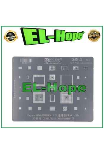 Capa de plantilla para reballing Exynos 8890 Amaoe Sam2 para Samsung S7 SM-G930F MSM8996
