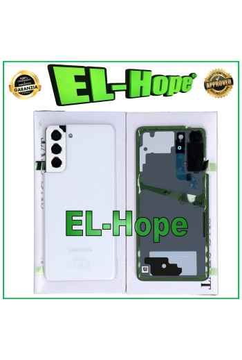TAPA DE BATERÍA ORIGINAL SAMSUNG GALAXY S21 SM-G991 PARTE POSTERIOR BLANCA
