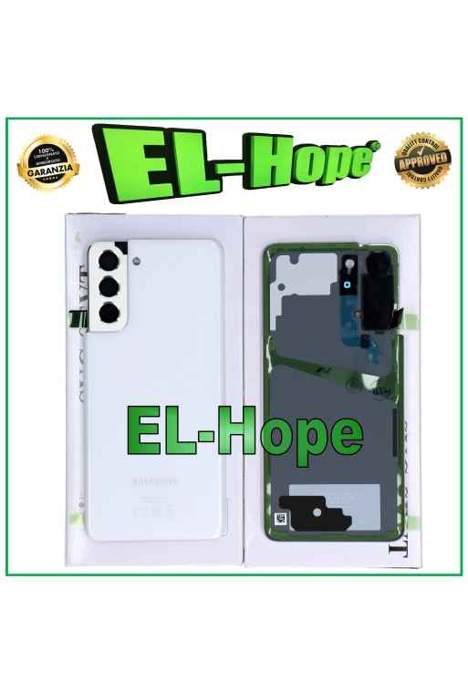 TAPA DE BATERÍA ORIGINAL SAMSUNG GALAXY S21 SM-G991 PARTE POSTERIOR BLANCA