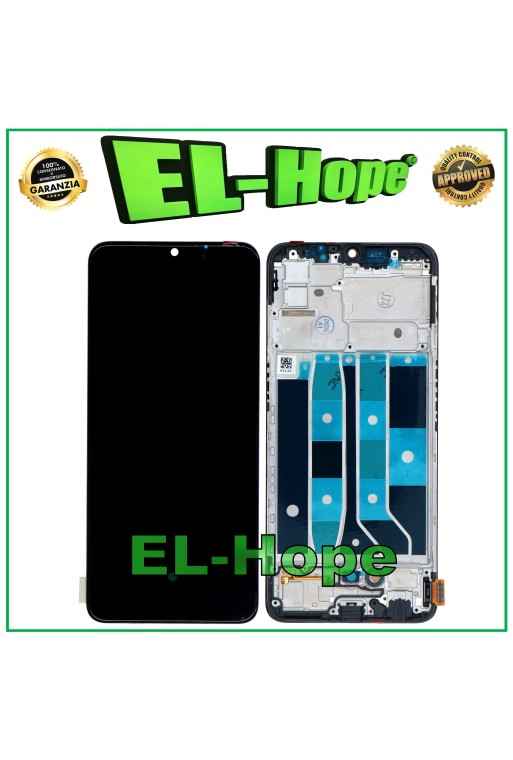 PANTALLA TÁCTIL LCD OLED + MARCO PARA OPPO F17 CPH2095 PANTALLA DE VIDRIO NEGRO