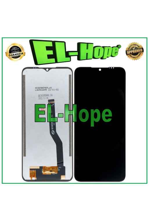 PANTALLA LCD PARA DOOGEE N50 / PRO / PLUS / N50S PANTALLA TÁCTIL DE VIDRIO MONTADA NEGRA