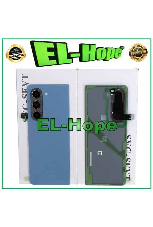TAPA TRASERA DE BATERÍA AZUL ORIGINAL SAMSUNG GALAXY Z FOLD 5 5G SM-F946B