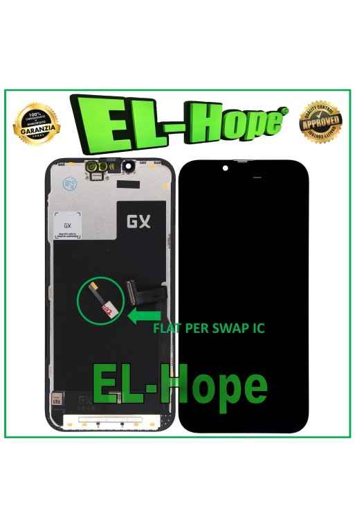 PANTALLA LCD OLED RÍGIDA PARA APPLE IPHONE 13 PRO PANTALLA TÁCTIL VIDRIO GX ORIGINAL