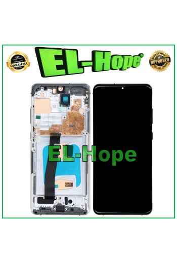 PANTALLA TFT CON MARCO + PANTALLA TÁCTIL PARA SAMSUNG GALAXY S20 ULTRA SM-G988 BLANCO