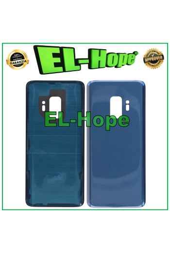 TAPA DE BATERÍA PARA SAMSUNG GALAXY S9 SM-G960 CUERPO DE VIDRIO CARCASA TRASERA AZUL