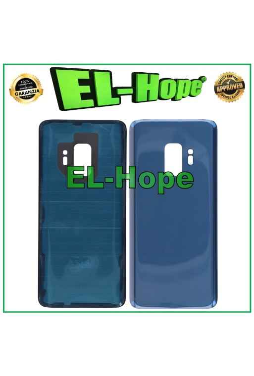 TAPA DE BATERÍA PARA SAMSUNG GALAXY S9 SM-G960 CUERPO DE VIDRIO CARCASA TRASERA AZUL