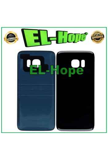 TAPA DE BATERÍA PARA SAMSUNG GALAXY S7 EDGE SM-G935 CRISTAL TRASERO NEGRO