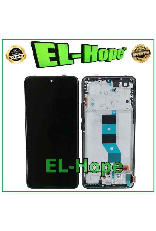 MARCO DE PANTALLA LCD OLED PARA XIAOMI REDMI NOTE 14 5G 24094RAD4G PANTALLA TÁCTIL NEGRA