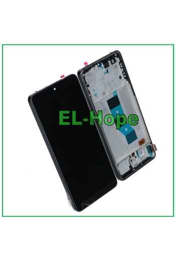 MARCO DE PANTALLA LCD OLED PARA XIAOMI REDMI NOTE 14 5G 24094RAD4G PANTALLA TÁCTIL NEGRA