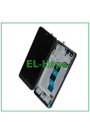 MARCO DE PANTALLA LCD OLED PARA XIAOMI REDMI NOTE 14 5G 24094RAD4G PANTALLA TÁCTIL NEGRA