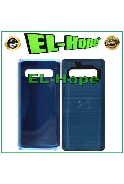TAPA DE BATERÍA PARA SAMSUNG GALAXY S10 SM-G973F CUERPO TRASERO AZUL