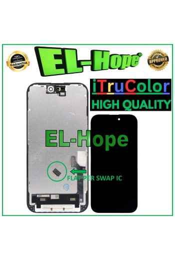 PANTALLA LCD INCELL iTruColor PARA APPLE IPHONE 15 PANTALLA TÁCTIL CRISTAL NEGRO