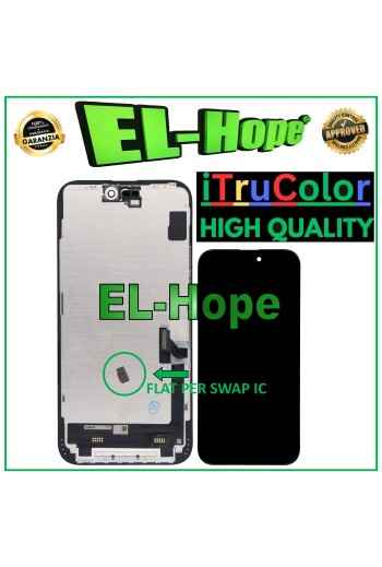 PANTALLA LCD INCELL iTruColor PARA APPLE IPHONE 15 PLUS PANTALLA TÁCTIL CRISTAL NEGRO