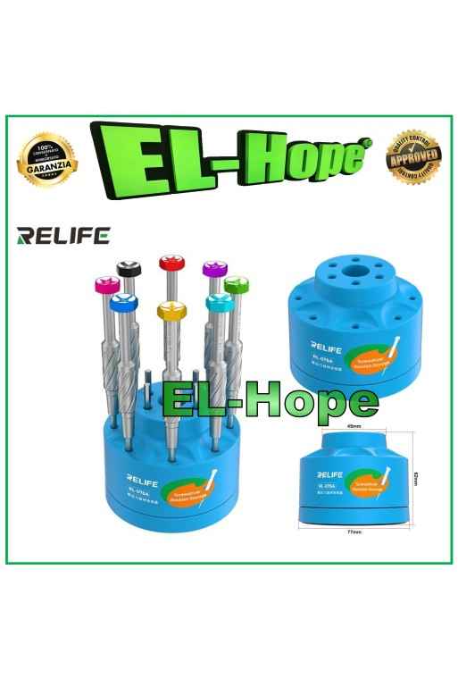 RELIFE RL-078A SOPORTE GIRATORIO MAGNÉTICO PARA DESTORNILLADOR DE 14 AGUJEROS
