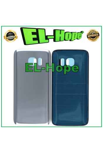 TAPA DE BATERÍA PARA SAMSUNG GALAXY S7 SM-G930 CUERPO DE VIDRIO CARCASA TRASERA PLATA
