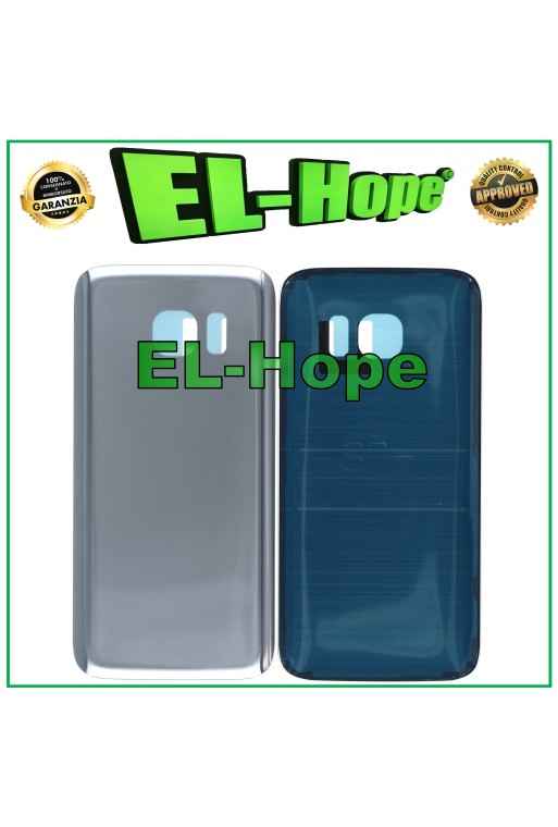TAPA DE BATERÍA PARA SAMSUNG GALAXY S7 SM-G930 CUERPO DE VIDRIO CARCASA TRASERA PLATA