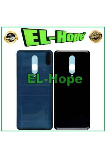 CUBIERTA DE BATERÍA PARA ONEPLUS 8 CUBIERTA DE CUERPO DE VIDRIO CARCASA TRASERA NEGRA