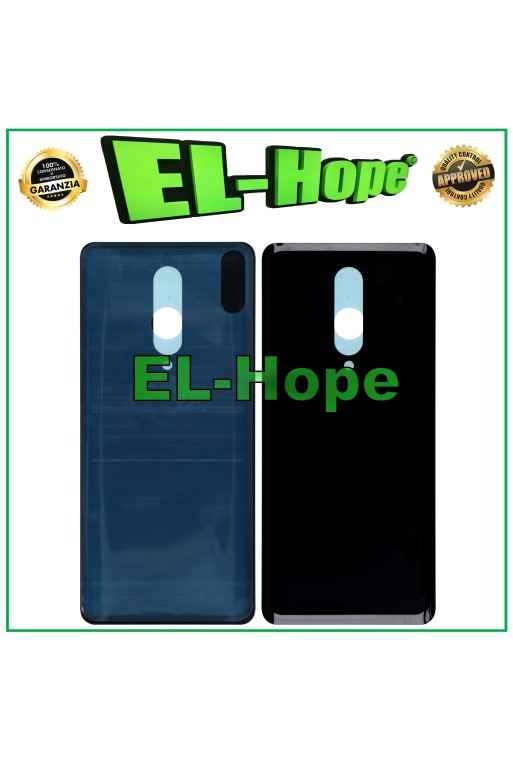 CUBIERTA DE BATERÍA PARA ONEPLUS 8 CUBIERTA DE CUERPO DE VIDRIO CARCASA TRASERA NEGRA