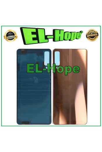 TAPA DE BATERÍA PARA SAMSUNG GALAXY A7 2018 SM-A750 CUERPO TRASERO DE VIDRIO DORADO