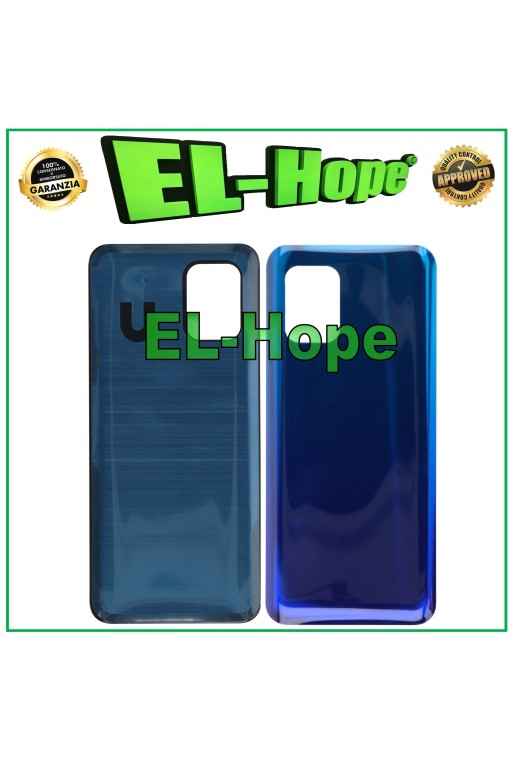 CUBIERTA DE BATERÍA PARA XIAOMI MI 10 LITE CARCASA TRASERA TAPA TRASERA AZUL