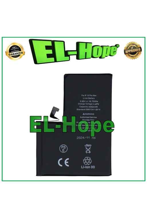 BATERÍA DE REPUESTO PARA IPHONE 13 PRO MAX 4352 mAh 4.47V
