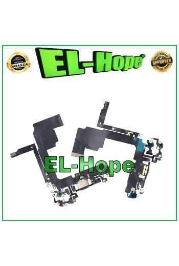 APPLE IPHONE 15 PRO CONECTOR DE CARGA ANTENA DE MICRÓFONO BASE DE CARGA AZUL