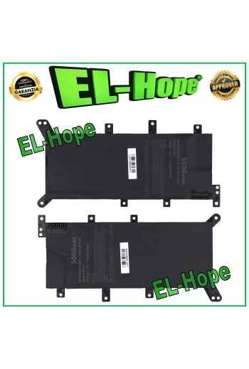 Batería para portatil ASUS X555 5000 mAh 7,6 V/38 Wh negra igual a la original