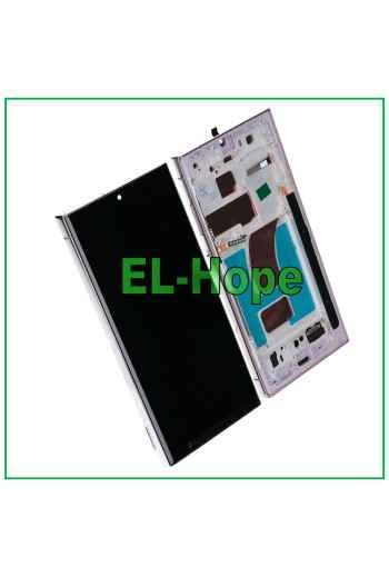 PANTALLA TÁCTIL TFT LCD CON MARCO PARA SAMSUNG GALAXY S23 ULTRA SM-S918 LAVANDA