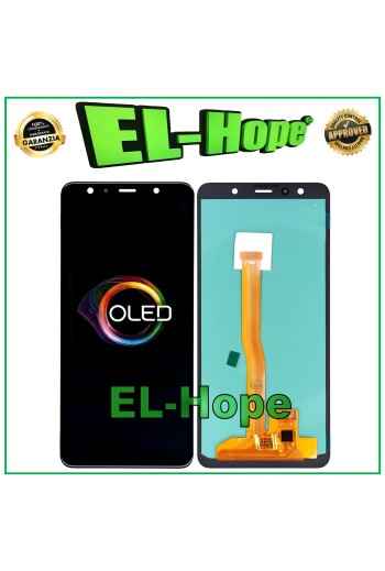 PANTALLA LCD OLED PARA SAMSUNG GALAXY A7 2018 SM-A750F PANTALLA TÁCTIL CRISTAL NEGRO