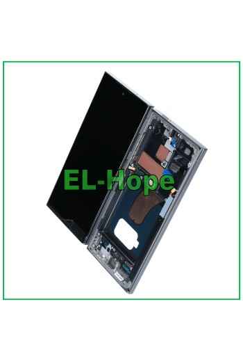 PANTALLA LCD TÁCTIL OLED + MARCO PARA SAMSUNG GALAXY S23 ULTRA SM-S918 VERDE VERDE