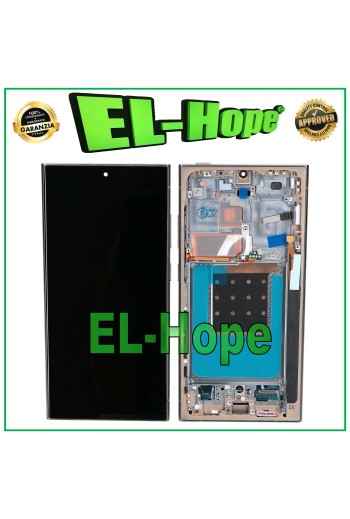 PANTALLA LCD CON MARCO TÁCTIL OLED PARA SAMSUNG GALAXY S24 ULTRA SM-S928 GRIS TITANIO