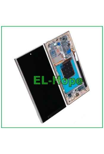 PANTALLA LCD CON MARCO TÁCTIL OLED PARA SAMSUNG GALAXY S24 ULTRA SM-S928 GRIS TITANIO