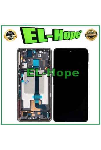 MARCO DE PANTALLA LCD OLED PARA XIAOMI POCO F4 GT 21121210G PANTALLA TÁCTIL CRISTAL NEGRO