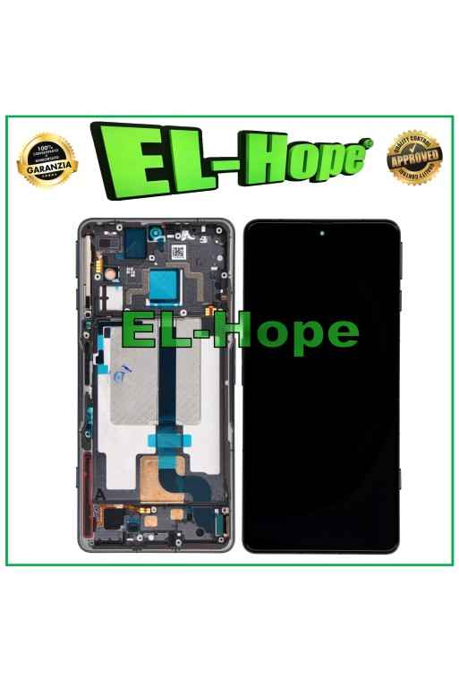 MARCO DE PANTALLA LCD OLED PARA XIAOMI POCO F4 GT 21121210G PANTALLA TÁCTIL CRISTAL NEGRO