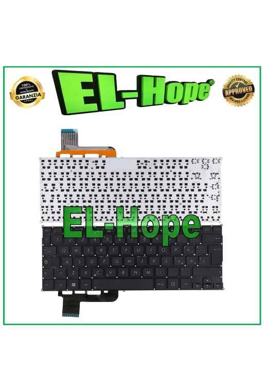 TECLADO ITALIANO PARA PORTÁTIL ASUS VIVOBOOK X201E X202E S200 X200 NEGRO 