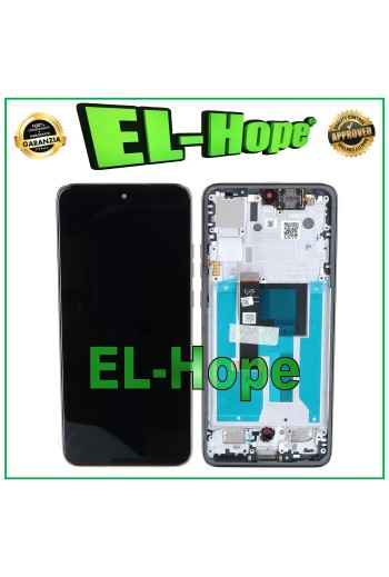 PANTALLA LCD ORIGINAL SERVICIO MOTOROLA MOTO EDGE 50 NEO XT2409 MARCO TÁCTIL DORADO