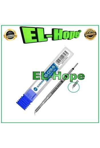 Cartucho de punta curva SUNSHINE SS-C210-IS C210-TS de 0,1 mm para soldador T210