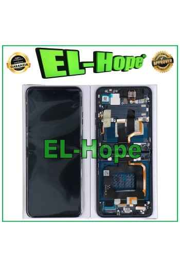 PANTALLA LCD TÁCTIL DE SERVICIO ORIGINAL MOTOROLA RAZR 50 ULTRA XT2451 MARCO NEGRO