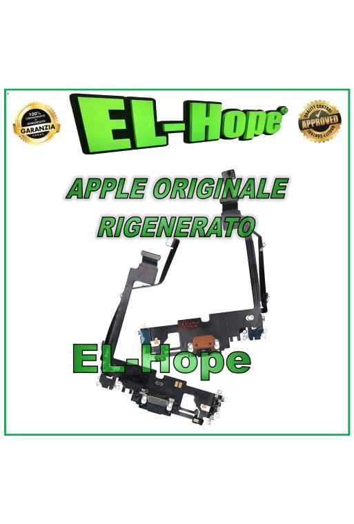 Conector de carga plano original Apple iPhone 12 Pro Max azul reacondicionado