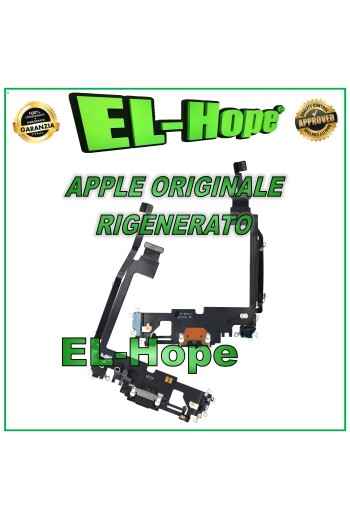 Conector de carga plano original Apple iPhone 12 Pro Max negro grafito reacondicionado