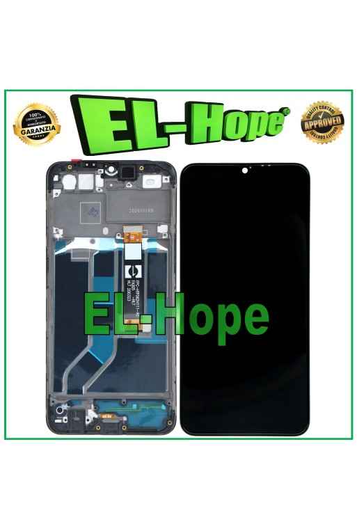 PANTALLA LCD + MARCO PARA OPPO A12 CPH2083 CPH2077 PANTALLA TÁCTIL CRISTAL NEGRO