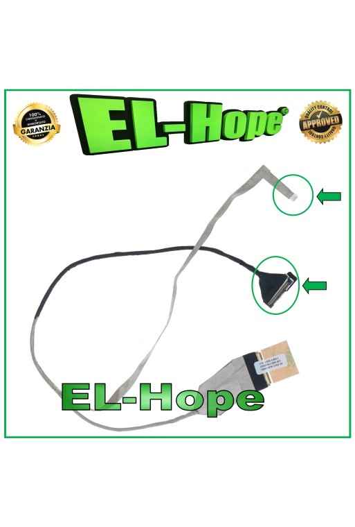 FLEXIBLE PLANO LCD DD0R15LC000 40 PINES PARA PORTÁTIL HP 645521-001 G6 G6-1000 VERS.1