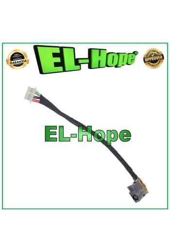 Conector de alimentación CC para portatil HP 250 255 G4 G5 plano de 11,5 cm