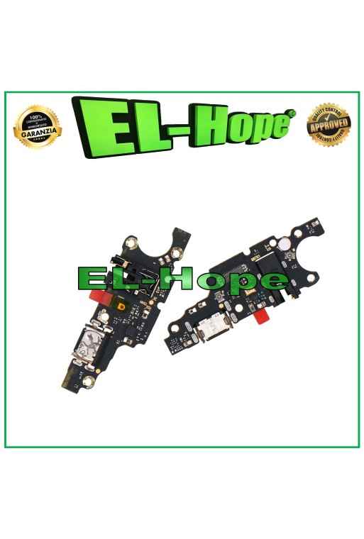 Conector de carga para micrófono Honor X7B CLK-LX1, base PCB, tipo C 